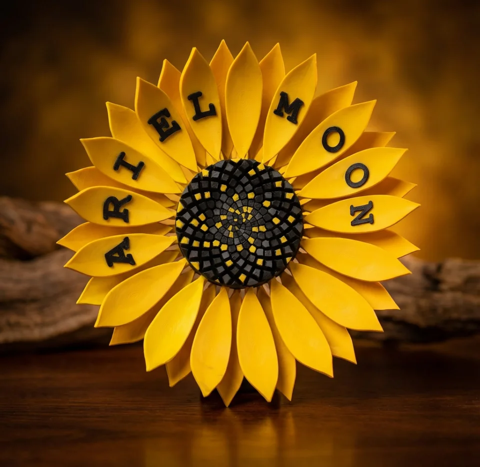 Sunflower Name Sign